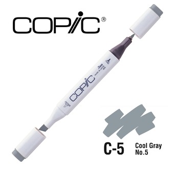 COPIC MARKER  214 couleurs - COPIC MARKER C5 Cool Gray No.5