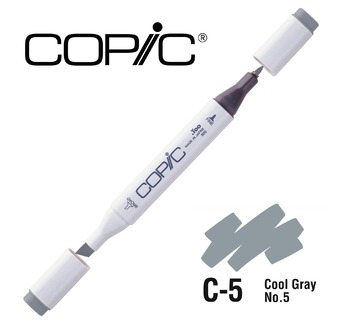 COPIC MAERKER - 214 colours - COPIC MARKER C5 Cool Gray No.5