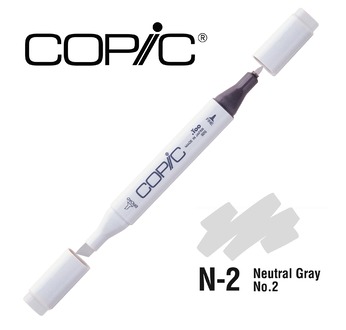 COPIC MARKER 214 couleurs - COPIC MARKER N2 Neutral Gray No.2