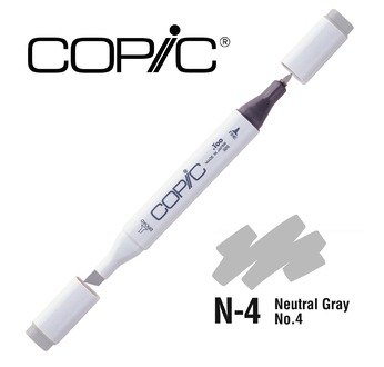 COPIC MARKER  214 couleurs - COPIC MARKER N4 Neutral Gray No.4