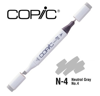 COPIC MARKER 214 couleurs - COPIC MARKER N4 Neutral Gray No.4