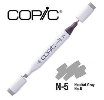 COPIC MAERKER - 214 colours - COPIC MARKER N5 Neutral Gray No.5