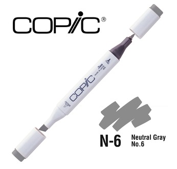 COPIC MARKER 214 couleurs - COPIC MARKER N6 Neutral Gray No.6