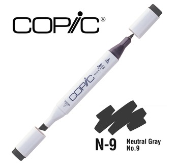 COPIC MAERKER - 214 colours - COPIC MARKER N9 Neutral Gray No.9