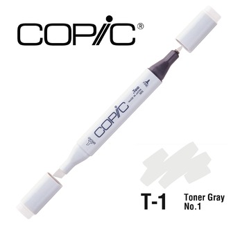 COPIC MAERKER - 214 colours - COPIC MARKER T1 Toner Gray No.1