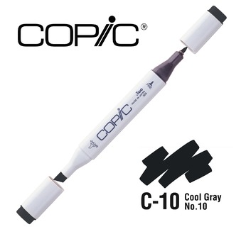 COPIC MARKER  214 couleurs - COPIC MARKER T10 Toner Gray No.10