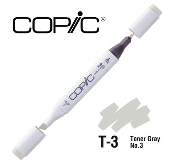 COPIC MARKER  214 couleurs - COPIC MARKER T3 Toner Gray No.3