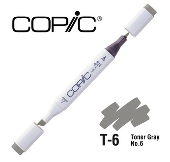 COPIC MAERKER - 214 colours - COPIC MARKER T6 Toner Gray No.6