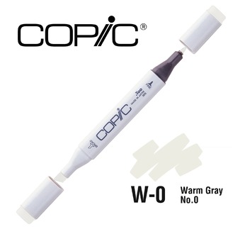 COPIC MARKER  214 couleurs - COPIC MARKER W0 Warm Gray No.0