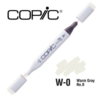 COPIC MARKER 214 couleurs - COPIC MARKER W0 Warm Gray No.0