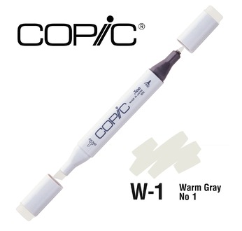 COPIC MAERKER - 214 colours - COPIC MARKER W1 Warm Gray No.1