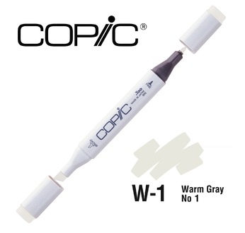 COPIC MARKER  214 couleurs - COPIC MARKER W1 Warm Gray No.1