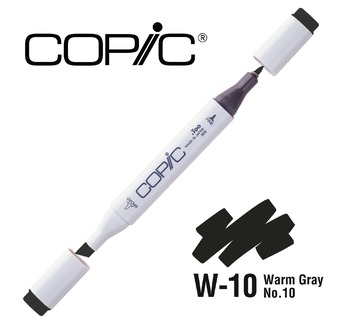 COPIC MARKER  214 couleurs - COPIC MARKER W10 Warm Gray No.10