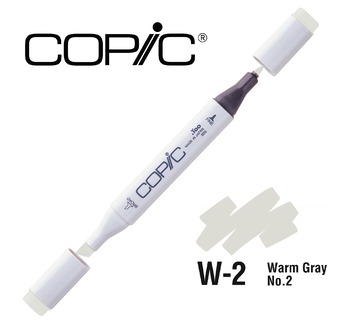 COPIC MARKER  214 couleurs - COPIC MARKER W2 Warm Gray No.2