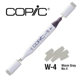 COPIC MAERKER - 214 colours - COPIC MARKER W4 Warm Gray No.4