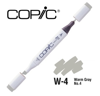 COPIC MARKER 214 couleurs - COPIC MARKER W4 Warm Gray No.4