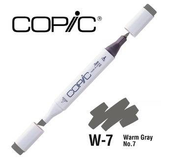 COPIC MARKER  214 couleurs - COPIC MARKER W7 Warm Gray No.7