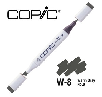 COPIC MARKER  214 couleurs - COPIC MARKER W8 Warm Gray No.8