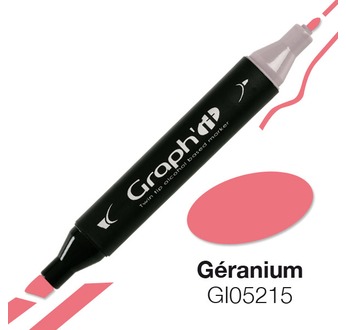 GRAPH'IT Twin-tipped alcohol-based markers; 176 colours - GRAPH'IT Alcohol based marker 5215 - Geranium