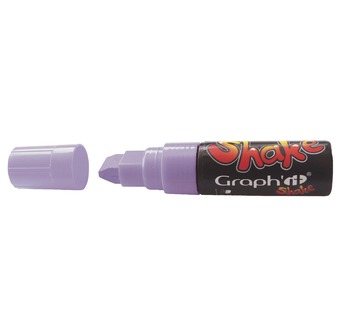 GRAPH'IT SHAKE marker with pigmented ink and extra-large tip 6120 - Lilac