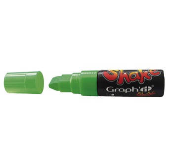 GRAPH'IT SHAKE marker with pigmented ink and extra-large tip 8260 - Lime