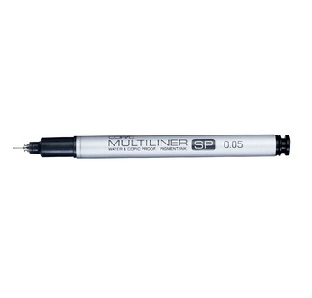 COPIC MULTILINER SP: 0.05mm black tip