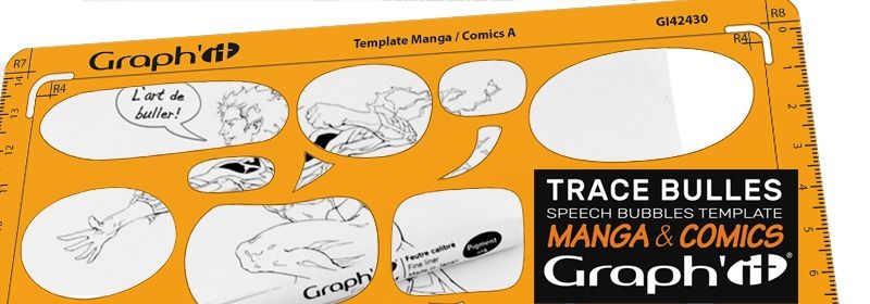 MANGA & COMICS Bubble Templates