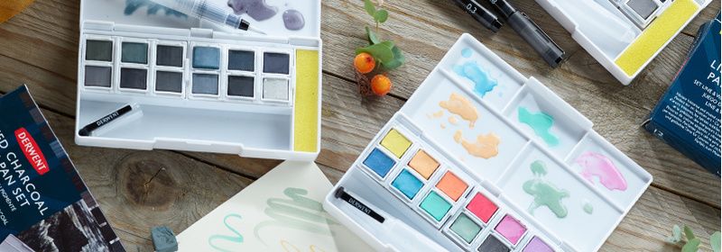Couleurs en demi-godets