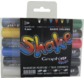 GRAPH'IT SHAKE Set of 6 Medium Markers - Basic colours