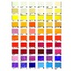 Hand-painted Color Chart - Trilingual