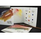 6 water-colour sample cards - QoR bright tones