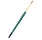 Tristar, Synthetic fibre brush - flat N°8 - short green handle