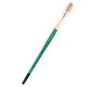 Tristar, Synthetic fibre brush - flat N°12 - short green handle