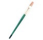 Tristar, Synthetic fibre brush - flat N°14 - short green handle