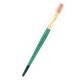 Tristar, Synthetic fibre brush - flat N°16 - short green handle