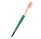 Tristar, Synthetic fibre brush - flat N°18 - short green handle