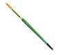 Tristar, Synthetic fibre brush - round N°20 - short green handle