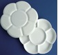 Plastic marguerite pallet with 7 slots and lid
