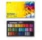 Box of 6 soft pastels, single colour, bar-coded: 002 yellow ochre