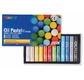 Cardboard box 12 oil pastels - metalic colours