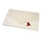 PAPERTREE GAIA Enveloppe kdo A5 Ivoire/Rouge