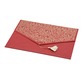 PAPERTREE GAIA Enveloppe kdo A5 Rouge