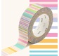 MT 1P Motif multi lignes pastel / multi border pastel