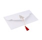 PAPERTREE HOLLY Enveloppe kdo 19x10cm - Blanc/Or