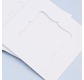 5 Cartes DIY blanches 13x13cm CADRE + enveloppes