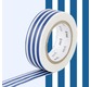 MT 1P Motif lignes indigo