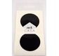 MT CASA SEAL Sticker rond 5cm en washi noir / black 10 pcs