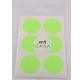 MT CASA SEAL Sticker rond 3,5cm en washi shocking green 30 pcs