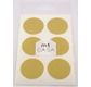 MT CASA SEAL Sticker rond 3,5cm en washi or / gold 30 pcs