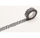 MT KAPITZA Motif chevrons noir & blanc / seesaw